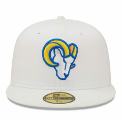 Los Angeles Rams New Era Omaha Ram Head 59FIFTY Fitted Hat White | NFL
