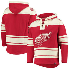 Detroit Red Wings '47 Superior Lacer Hoodie - Red - NHL