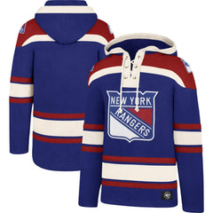New York Rangers '47 Superior Lacer Hoodie - Blue - NHL