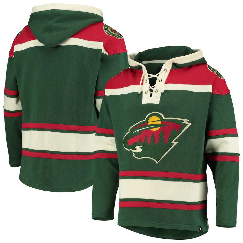 Minnesota Wild '47 Superior Lacer Hoodie - Green - NHL