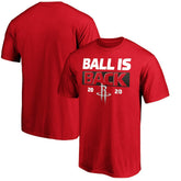 Houston Rockets Ball Is Back T-Shirt Red - NBA