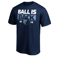 Memphis Grizzlies Ball Is Back T-Shirt Navy - NBA