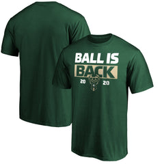Milwaukee Bucks Ball Is Back T-Shirt Green - NBA