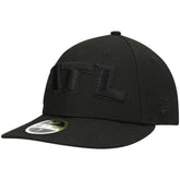 Atlanta Falcons New Era Alternate Logo Black on Black Low Profile 59FIFTY II Fitted Hat Black | NFL