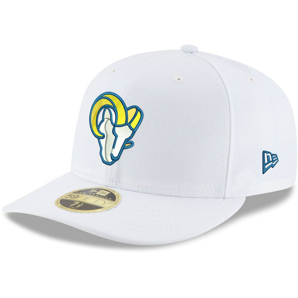 Los Angeles Rams New Era Omaha Low Profile 59FIFTY Fitted Hat White | NFL