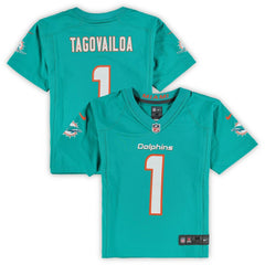 Tua Tagovailoa Miami Dolphins Preschool Game Jersey Aqua | Nike for Sale