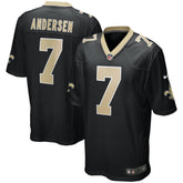 Morten Andersen New Orleans Saints Game Retired Player Jersey Black | Nike for Sale