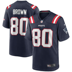 Troy Brown New England Patriots Game Retired Player Jersey Navy | Nike for Sale