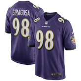 Tony Siragusa Baltimore Ravens Game Retired Player Jersey Purple | Nike for Sale