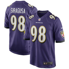 Tony Siragusa Baltimore Ravens Game Retired Player Jersey Purple | Nike for Sale