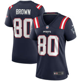 Troy Brown New England Patriots Women's Game Retired Player Jersey Navy | Nike for Sale