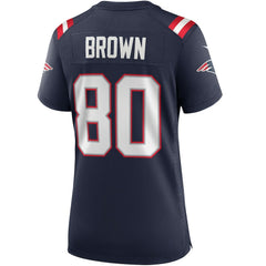 Troy Brown New England Patriots Women's Game Retired Player Jersey Navy | Nike for Sale