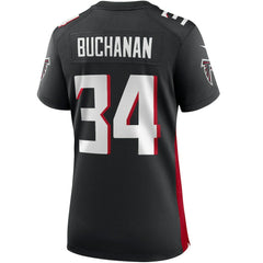 Ray Buchanan Atlanta Falcons Women's Game Retired Player Jersey Black | Nike for Sale