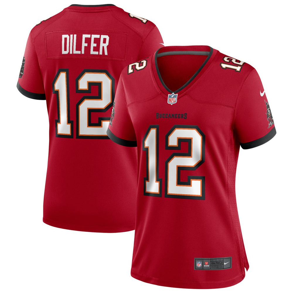 Trent Dilfer Tampa Bay Buccaneers Women's Game Retired Player Jersey Red | Nike for Sale