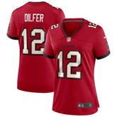 Trent Dilfer Tampa Bay Buccaneers Women's Game Retired Player Jersey Red | Nike for Sale