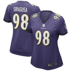 Tony Siragusa Baltimore Ravens Women's Game Retired Player Jersey Purple | Nike for Sale