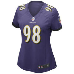 Tony Siragusa Baltimore Ravens Women's Game Retired Player Jersey Purple | Nike for Sale