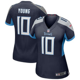 Vince Young Tennessee Titans Women's Game Retired Player Jersey Navy | Nike for Sale