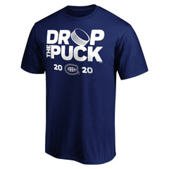 Montreal Canadiens Drop the Puck T-Shirt - Royal - NHL