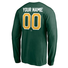 Athletics Personalized Winning Streak Name & Number Long Sleeve T-Shirt - MLB