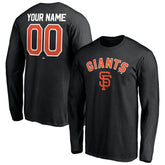 San Francisco Giants Personalized Winning Streak Name & Number Long Sleeve T-Shirt - MLB