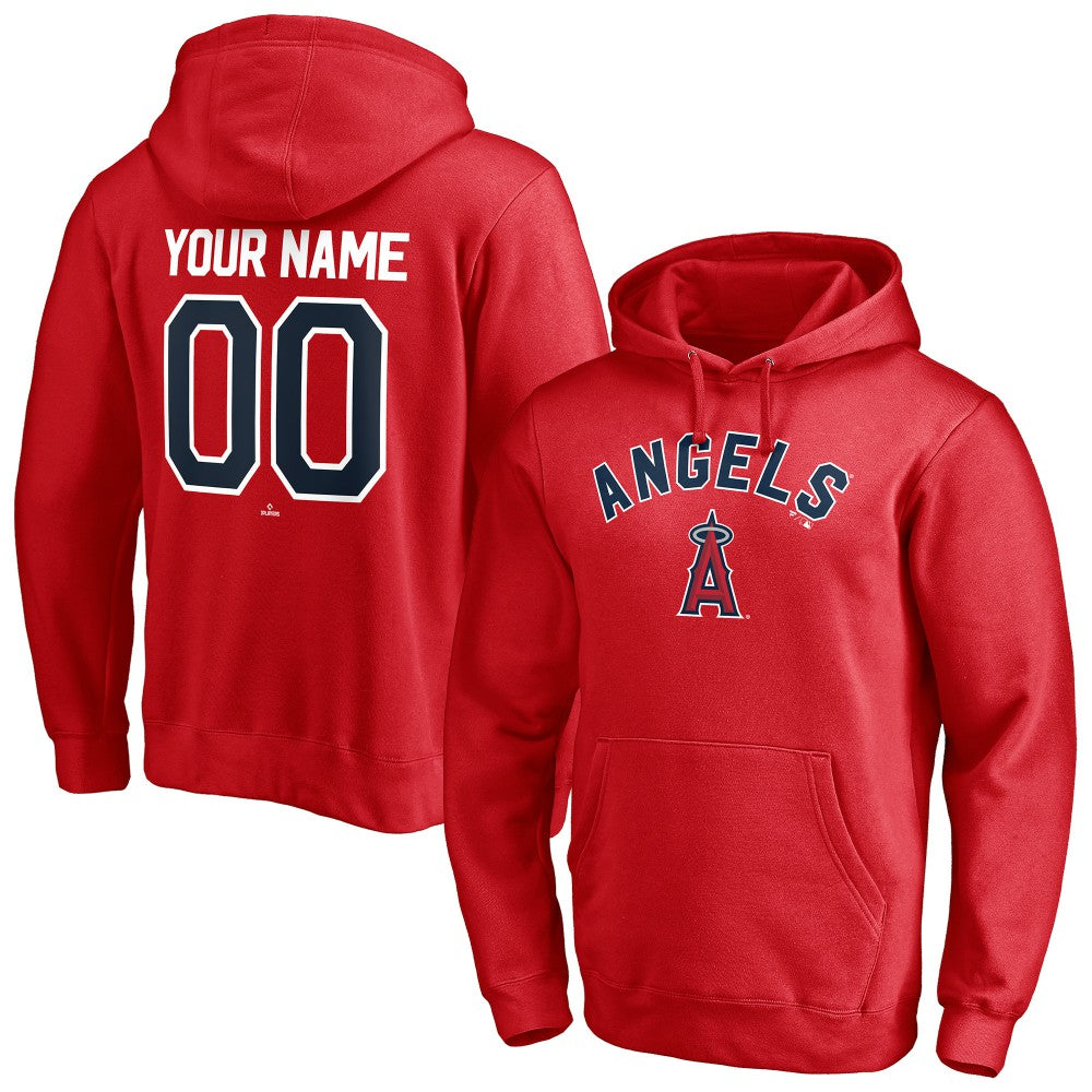 Los Angeles Angels Personalized Winning Streak Name & Number Pullover Hoodie - MLB