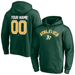 Athletics Personalized Winning Streak Name & Number Pullover Hoodie - MLB