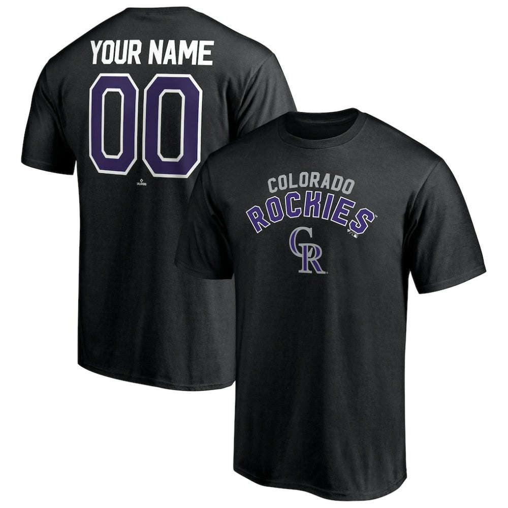 Colorado Rockies Personalized Team Winning Streak Name & Number T-Shirt - MLB