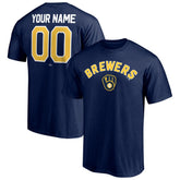 Milwaukee Brewers Personalized Team Winning Streak Name & Number T-Shirt - MLB