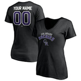 Colorado Rockies Women's Personalized Winning Streak Name & Number V-Neck T-Shirt - MLB