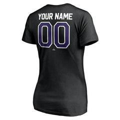 Colorado Rockies Women's Personalized Winning Streak Name & Number V-Neck T-Shirt - MLB