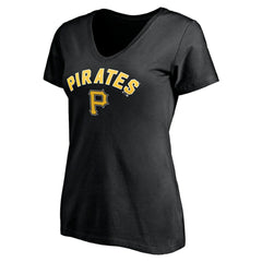 Pittsburgh Pirates Women's Personalized Winning Streak Name & Number V-Neck T-Shirt - MLB