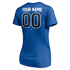 Toronto Blue Jays Women's Personalized Winning Streak Name & Number V-Neck T-Shirt - MLB