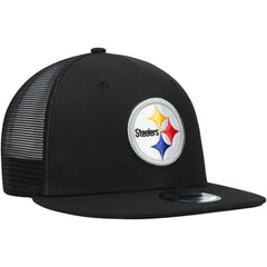 Pittsburgh Steelers New Era Shade Trucker 9FIFTY Snapback Hat Black | NFL