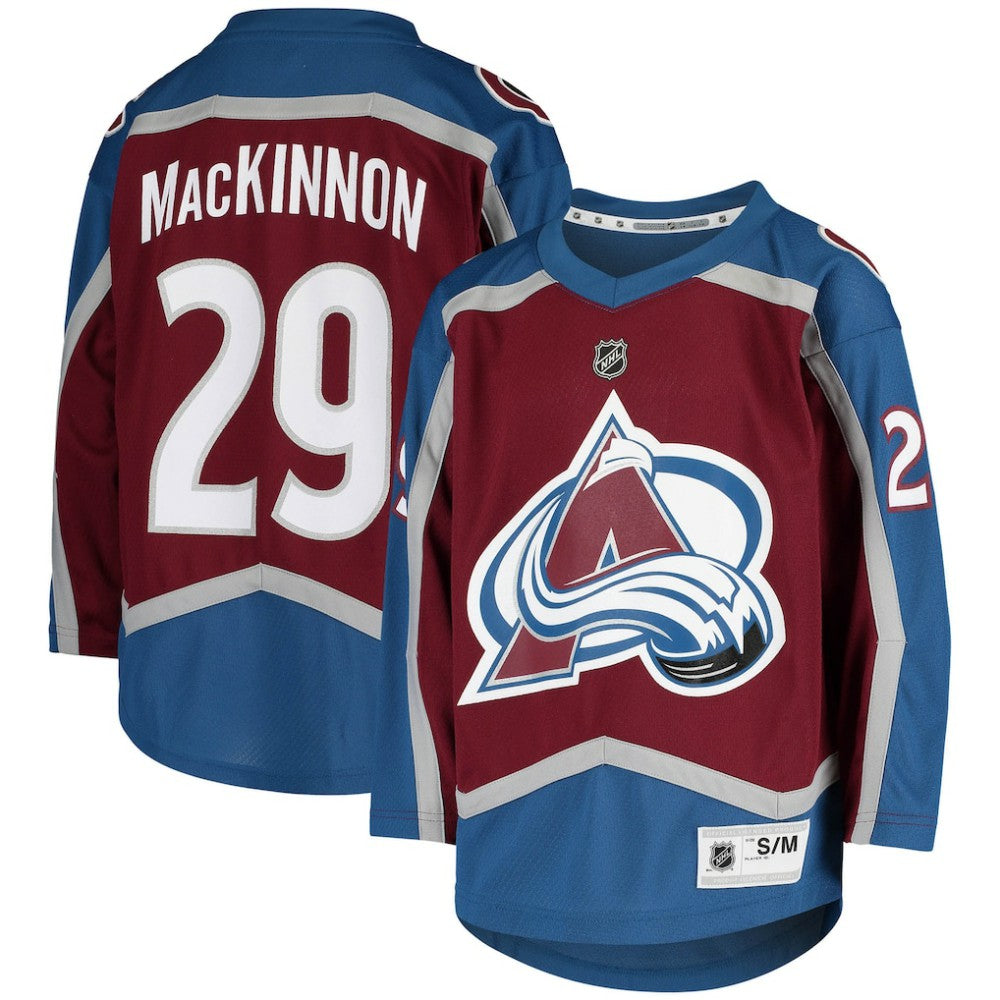 Nathan MacKinnon Colorado Avalanche Youth Home Replica Player Jersey - Burgundy - NHL