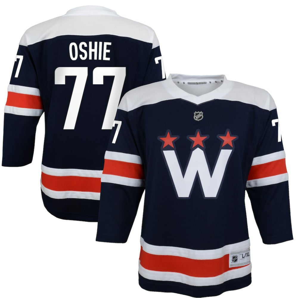 TJ Oshie Washington Capitals Youth 2020/21 Alternate Replica Player Jersey - Navy - NHL