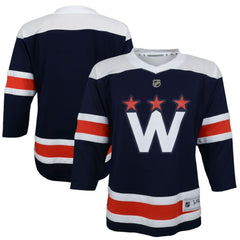 Washington Capitals Youth 2020/21 Alternate Replica Jersey - Navy - NHL