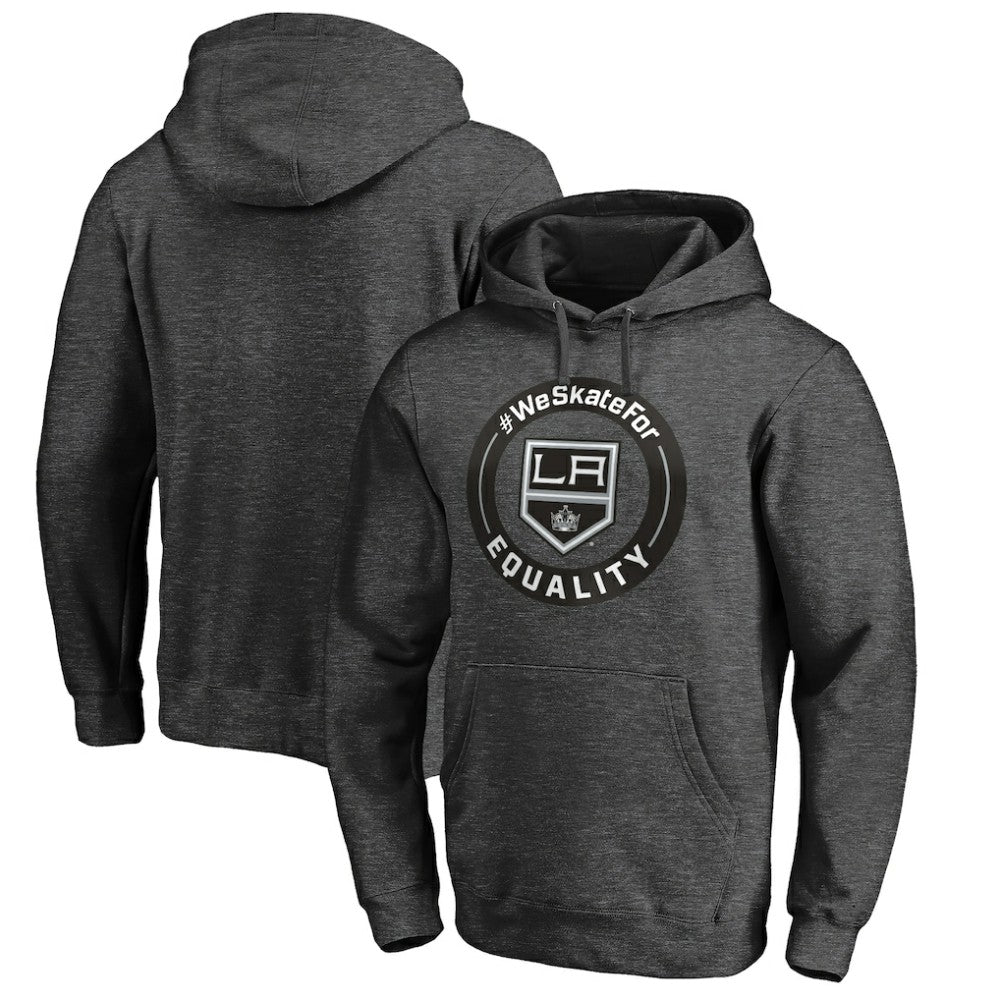 Los Angeles Kings #WeSkateFor Pullover Hoodie - Heather Gray - NHL