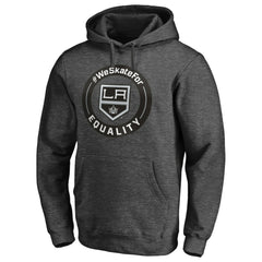 Los Angeles Kings #WeSkateFor Pullover Hoodie - Heather Gray - NHL