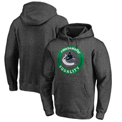 Vancouver Canucks #WeSkateFor Pullover Hoodie - Heather Gray - NHL