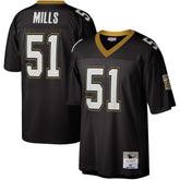 Sam Mills New Orleans Saints Legacy Replica Jersey Black | Mitchell & Ness
