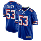 Tyrel Dodson Buffalo Bills Game Player Jersey Royal | Nike for Sale