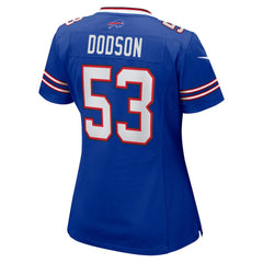 Tyrel Dodson Buffalo Bills Women's Game Jersey Royal | Nike for Sale
