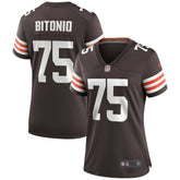 Joel Bitonio Cleveland Browns Women's Game Jersey Brown | Nike for Sale