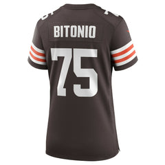 Joel Bitonio Cleveland Browns Women's Game Jersey Brown | Nike for Sale