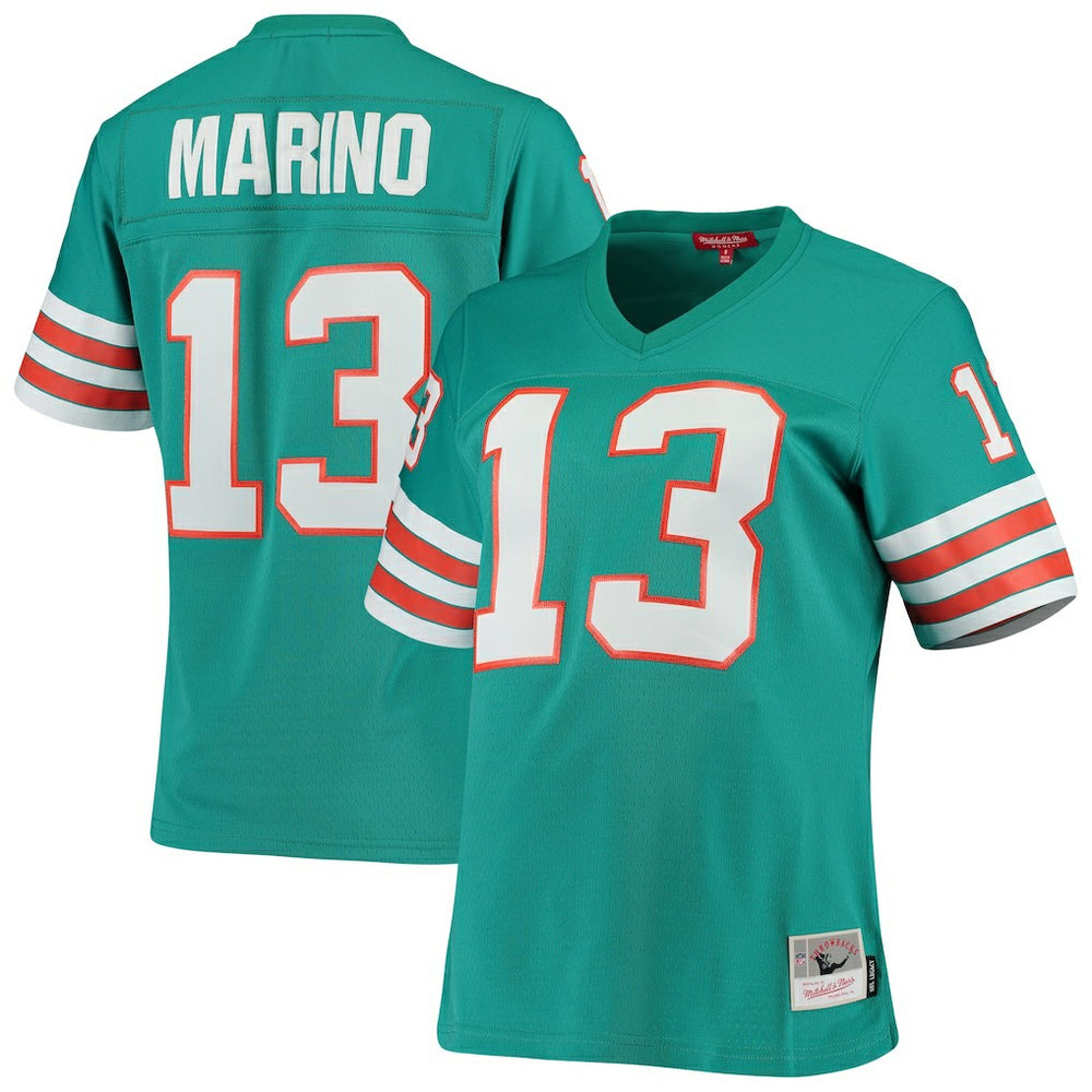 Dan Marino Miami Dolphins Women's 1984 Legacy Replica Jersey Aqua | Mitchell & Ness