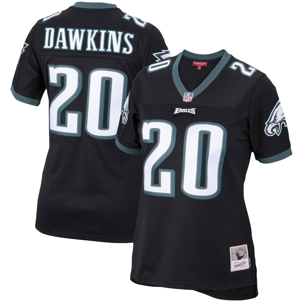 Brian Dawkins Philadelphia Eagles Women's Legacy Replica Team Jersey Black | Mitchell & Ness