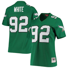 Reggie White Philadelphia Eagles Women's 1990 Legacy Replica Jersey Kelly Green | Mitchell & Ness