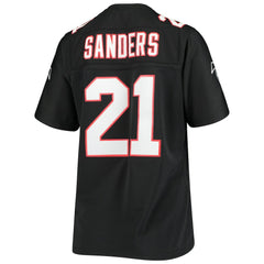 Deion Sanders Atlanta Falcons Women's Legacy Replica Team Jersey Black | Mitchell & Ness