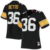 Jerome Bettis Pittsburgh Steelers Women's 1996 Legacy Replica Jersey Black | Mitchell & Ness